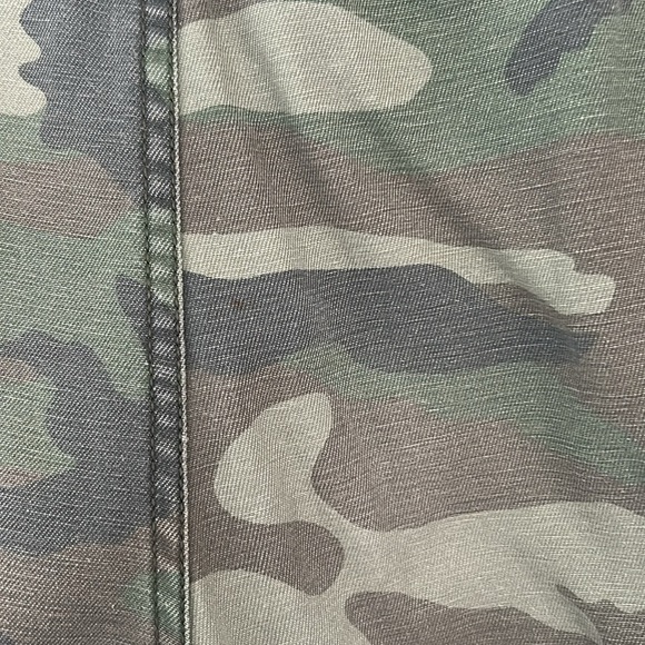 Aritzia TNA Alix High-Waist Camo Pants Womens Camouflage Joggers Green - Picture 8 of 9